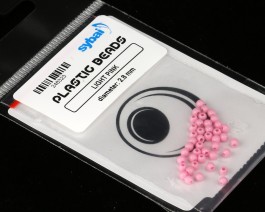 Plastic Beads, 2.8 mm, Light Pink